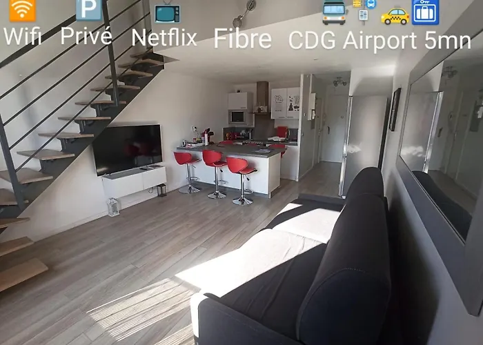 Duplex Autonome Cosy à Roissy en France