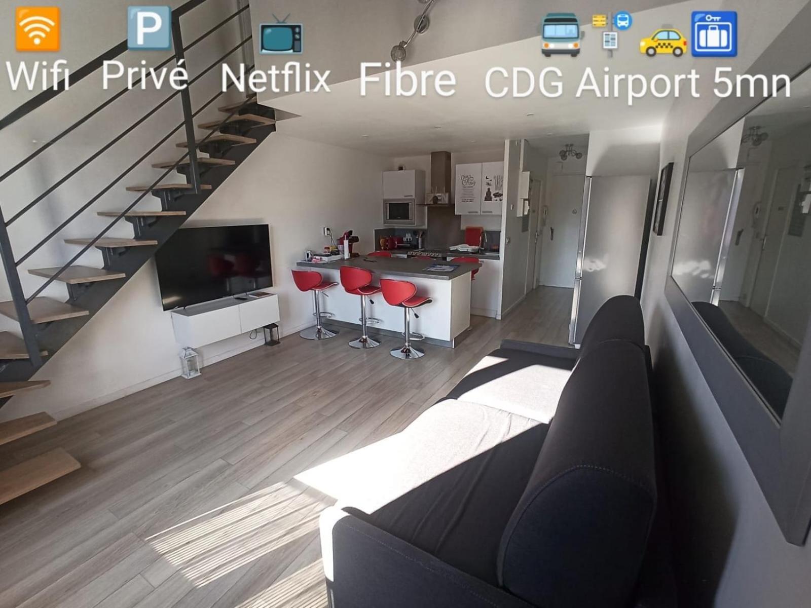 Apartamento Duplex Autonome Cosy à En France